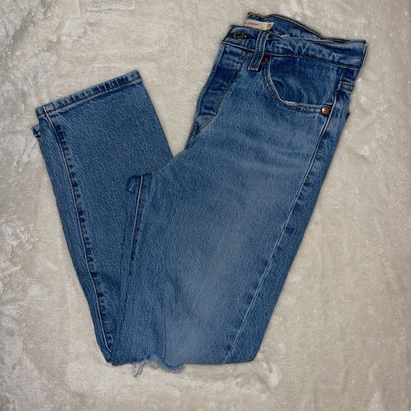 Vintage wedge straight cropped levy - Picture 3 of 5